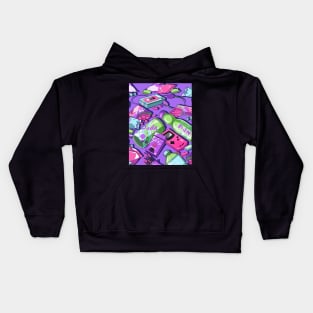 90s 80s Japanese food and drinks Kids Hoodie